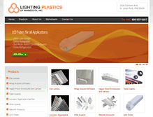 Tablet Screenshot of lightingplastics.com